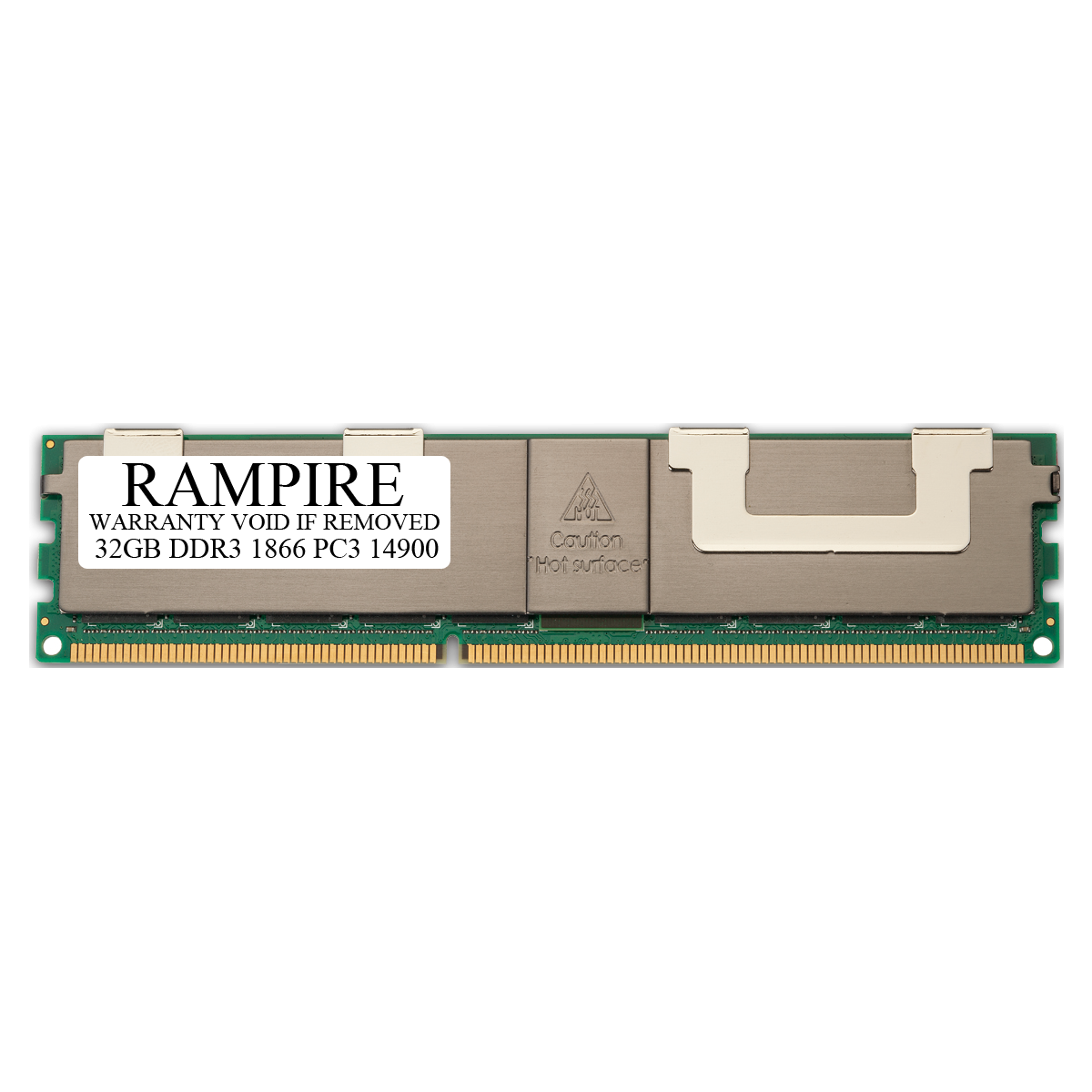 RAMPIRE 32GB DDR3 1866 (PC3 14900) 240-Pin SDRAM 4Rx4 Standard Profile 1.35V ECC Load Reduced Server Memory