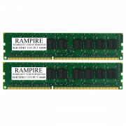 RAMPIRE 16GB (2 x 8GB) DDR3 1333 (PC3 10600) 240-Pin SDRAM 2Rx8 Standard Profile 1.5V ECC Unregistered Server Memory
