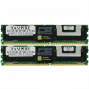RAMPIRE 16GB (2 x 8GB) DDR2 667 (PC2 5300) 240-Pin SDRAM 2Rx4 Standard Profile 1.8V ECC Fully Buffered Server Memory