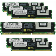 RAMPIRE 24GB (6 x 4GB) DDR2 667 (PC2 5300) 240-Pin SDRAM 2Rx4 Standard Profile 1.8V ECC Fully Buffered Server Memory