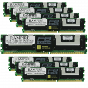 RAMPIRE 64GB (8 x 8GB) DDR2 667 (PC2 5300) 240-Pin SDRAM 2Rx4 Standard Profile 1.8V ECC Fully Buffered Server Memory