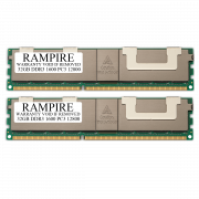 RAMPIRE 64GB (2 x 32GB) DDR3 1600 (PC3 12800) 240-Pin SDRAM 2Rx4 Standard Profile 1.35V ECC Load Reduced Server Memory