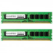 RAMPIRE 16GB (2 x 8GB) DDR3 1066 (PC3 8500) 240-Pin DDR3 SDRAM 1.5V 2Rx8 Non-ECC UDIMM Memory for Desktop PC