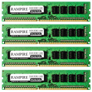 RAMPIRE 32GB (4 x 8GB) DDR3 1600 (PC3 12800) 240-Pin DDR3 SDRAM 1.5V 2Rx8 Non-ECC UDIMM Memory for Desktop PC