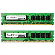 RAMPIRE 4GB (2 x 2GB) DDR3 1333 (PC3 10600) 240-Pin DDR3 SDRAM 1.5V 2Rx8 Non-ECC UDIMM Memory for Desktop PC