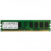 RAMPIRE 4GB DDR2 800 (PC2 6400) 240-Pin DDR2 SDRAM 1.8V 2Rx8 Non-ECC UDIMM Memory for Desktop PC