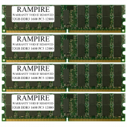 RAMPIRE 128GB (4 x 32GB) DDR3 1600 (PC3 12800) 240-Pin SDRAM 2Rx4 Standard Profile 1.5V ECC Registered Server Memory