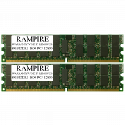 RAMPIRE 16GB (2 x 8GB) DDR3 1600 (PC3 12800) 240-Pin SDRAM 2Rx4 Standard Profile 1.35V ECC Registered Server Memory