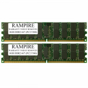 RAMPIRE 16GB (2 x 8GB) DDR2 667 (PC2 5300) 240-Pin SDRAM 2Rx4 Standard Profile 1.8V ECC Registered Server Memory