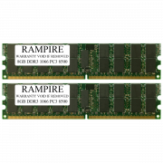 RAMPIRE 16GB (2 x 8GB) DDR3 1066 (PC3 8500) 240-Pin SDRAM 2Rx4 Standard Profile 1.35V ECC Registered Server Memory