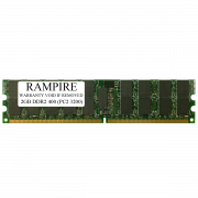 RAMPIRE 2GB DDR2 400 (PC2 3200) 240-Pin SDRAM 2Rx4 Standard Profile 1.8V ECC Registered Server Memory