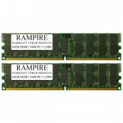 RAMPIRE 32GB (2 x 16GB) DDR3 1600 (PC3 12800) 240-Pin SDRAM 2Rx4 Standard Profile 1.35V ECC Registered Server Memory