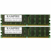 RAMPIRE 64GB (2 x 32GB) DDR3 1066 (PC3 8500) 240-Pin SDRAM 4Rx4 Standard Profile 1.35V ECC Registered Server Memory