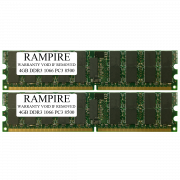 RAMPIRE 8GB (2 x 4GB) DDR3 1066 (PC3 8500) 240-Pin SDRAM 2Rx4 Standard Profile 1.5V ECC Registered Server Memory