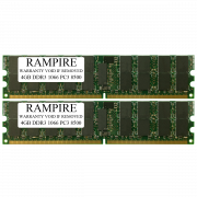 RAMPIRE 8GB (2 x 4GB) DDR3 1066 (PC3 8500) 240-Pin SDRAM 2Rx8 Standard Profile 1.5V ECC Registered Server Memory