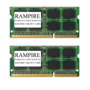 RAMPIRE 16GB (2 x 8G) DDR3 1600 (PC3 12800) 204-Pin DDR3 SO-DIMM 1.5V 2Rx8 Non-ECC Unregistered Memory for Laptop/Notebook PC and Mac