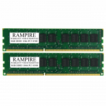 RAMPIRE 16GB (2 x 8GB) DDR3 1066 (PC3 8500) 240-Pin SDRAM 2Rx8 Standard Profile 1.5V ECC Unregistered Server Memory