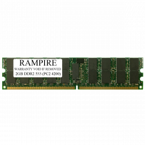 RAMPIRE 2GB DDR2 533 (PC2 4200) 240-Pin SDRAM 2Rx8 Standard Profile 1.8V ECC Unregistered Server Memory