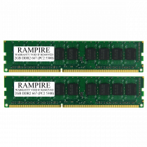 RAMPIRE 4GB (2 x 2GB) DDR2 667 (PC2 5300) 240-Pin SDRAM 2Rx8 Standard Profile 1.8V ECC Unregistered Server Memory