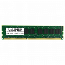 RAMPIRE 8GB DDR3 1600 (PC3 12800) 240-Pin SDRAM 2Rx8 Standard Profile 1.35V ECC Unregistered Server Memory