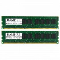 RAMPIRE 8GB (2 x 4GB) DDR3 1600 (PC3 12800) 240-Pin SDRAM 2Rx8 Standard Profile 1.5V ECC Unregistered Server Memory