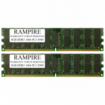 RAMPIRE 16GB (2 x 8GB) DDR3 1066 (PC3 8500) 240-Pin SDRAM 2Rx4 Standard Profile 1.35V ECC Registered Server Memory