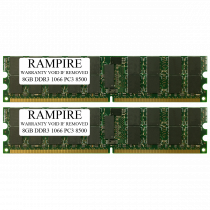 RAMPIRE 16GB (2 x 8GB) DDR3 1066 (PC3 8500) 240-Pin SDRAM 2Rx4 Standard Profile 1.5V ECC Registered Server Memory