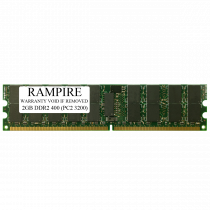 RAMPIRE 2GB DDR2 400 (PC2 3200) 240-Pin SDRAM 1Rx4 Standard Profile 1.8V ECC Registered Server Memory