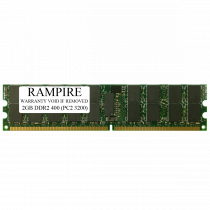 RAMPIRE 2GB DDR2 400 (PC2 3200) 240-Pin SDRAM 2Rx4 Standard Profile 1.8V ECC Registered Server Memory