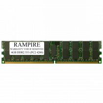 RAMPIRE 4GB DDR2 533 (PC2 4200) 240-Pin SDRAM 2Rx4 Standard Profile 1.8V ECC Registered Server Memory