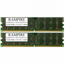 RAMPIRE 64GB (2 x 32GB) DDR3 1333 (PC3 10600) 240-Pin SDRAM 4Rx4 Standard Profile 1.35V ECC Registered Server Memory